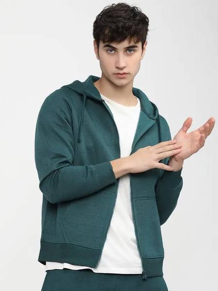 Roadster Full Sleeve Solid Men Sweatshirt