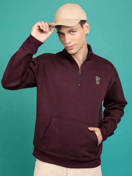 HIGHLANDER Full Sleeve Solid Men Sweatshirt