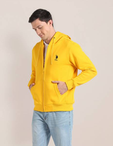 U.S. POLO ASSN. Full Sleeve Solid Men Sweatshirt Price History