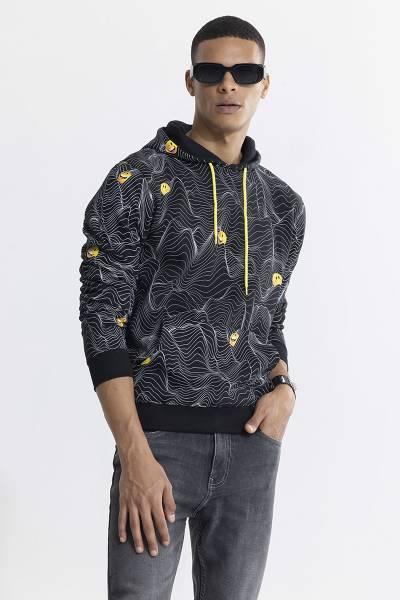 Snitch Full Sleeve Solid Men Sweatshirt