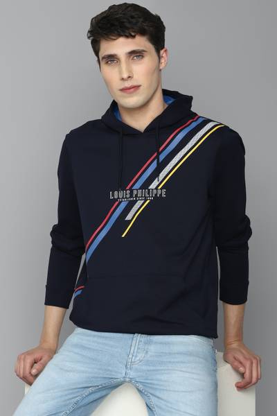 LOUIS PHILIPPE Full Sleeve Graphic Print Men Sweatshirt