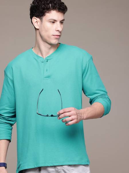 Roadster Full Sleeve Solid Men Sweatshirt