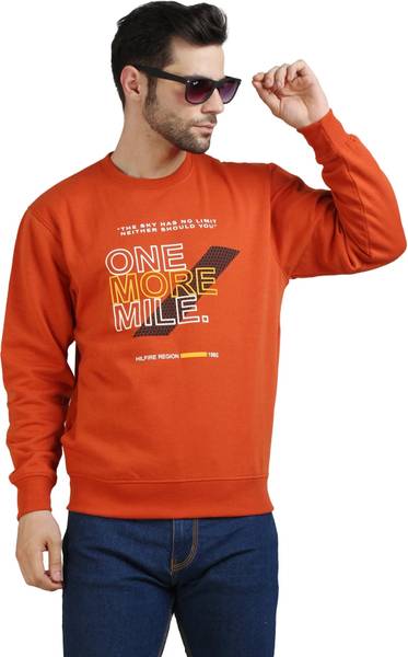 HILFIRE REGION Full Sleeve Printed Men Sweatshirt