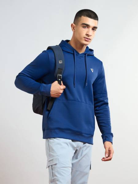 TECHNOSPORT Full Sleeve Solid Men Sweatshirt