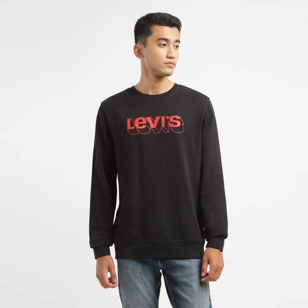 Levi's full sleeve online printed men's sweatshirt