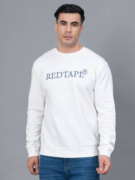 Red Tape Full Sleeve Graphic Print Men Sweatshirt