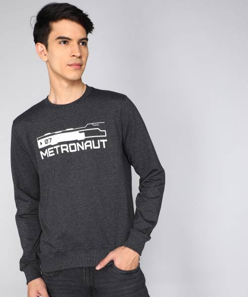 METRONAUT Full Sleeve Printed Men Sweatshirt