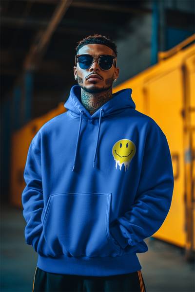 Veirdo Full Sleeve Graphic Print Men Sweatshirt