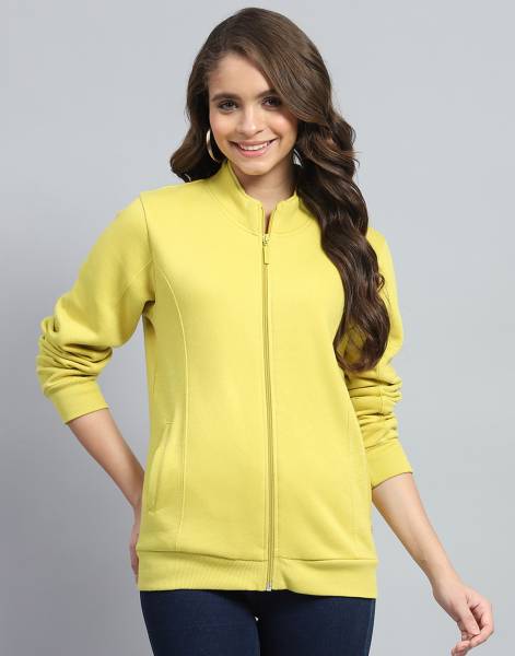 MONTE CARLO Full Sleeve Solid Women Sweatshirt