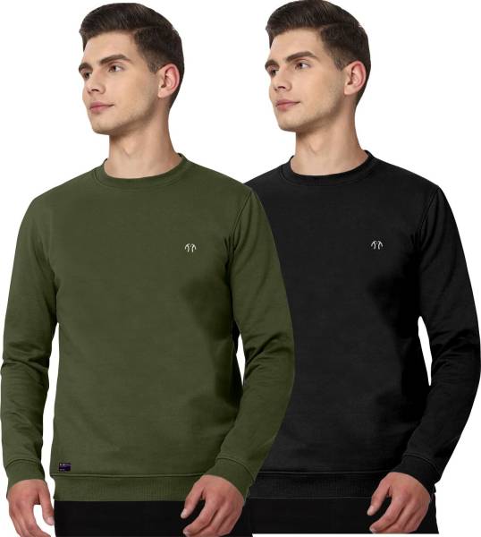 Triptee Full Sleeve Solid Men Sweatshirt