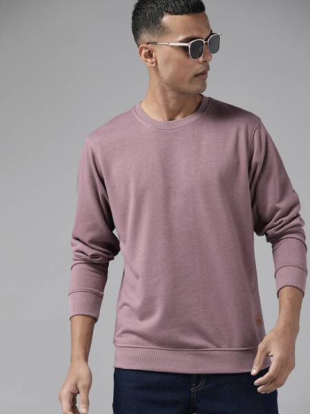 Roadster Full Sleeve Solid Men Sweatshirt Price History