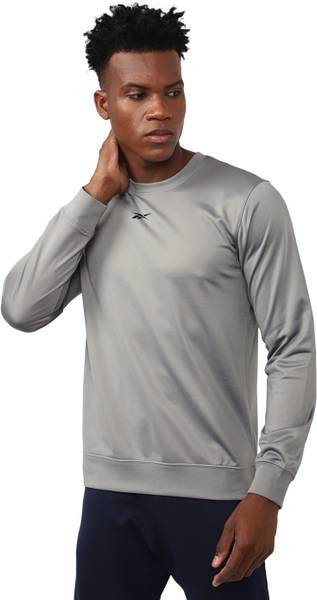 Reebok full sleeve printed men's sweatshirt outlet