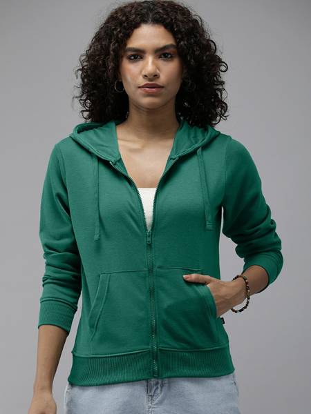 Roadster Full Sleeve Solid Women Sweatshirt Price History