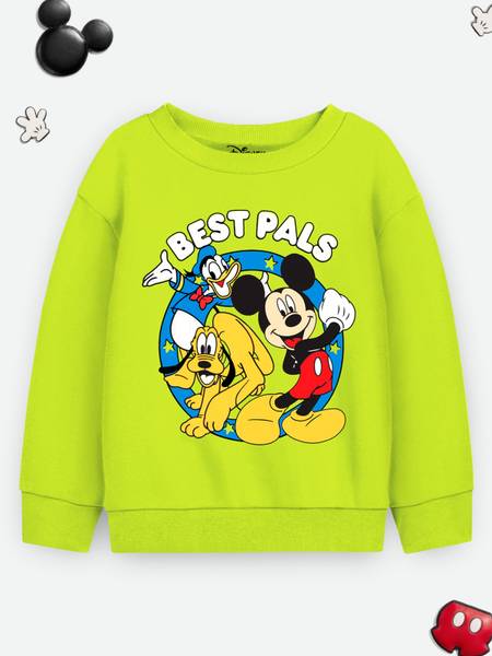 DISNEY BY MISS & CHIEF Full Sleeve Graphic Print Boys Sweatshirt