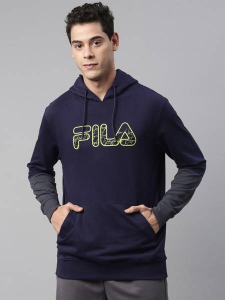 Fila full sleeve shop solid men's sweatshirt