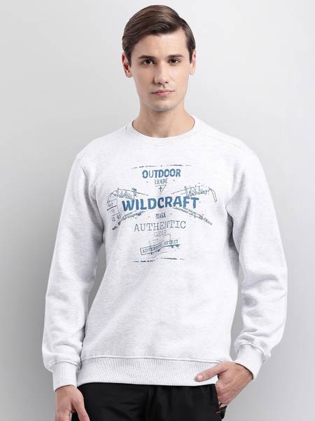 Wildcraft Full Sleeve Printed Men Sweatshirt