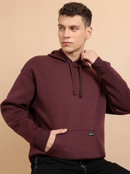 HIGHLANDER Full Sleeve Solid Men Sweatshirt