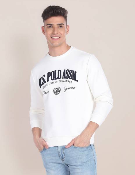 U.S. POLO ASSN. Full Sleeve Printed Men Sweatshirt