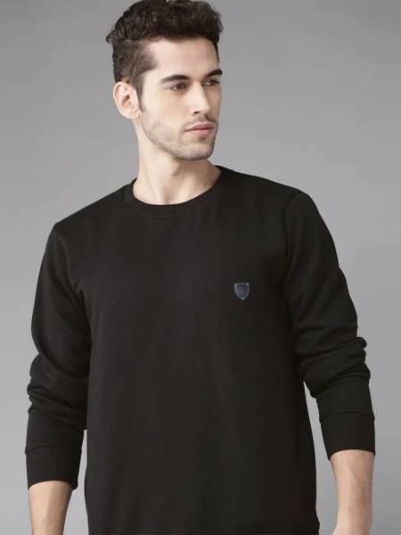 Wrath Full Sleeve Solid Men Sweatshirt