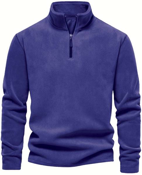 Lripsome Full Sleeve Solid Men Sweatshirt