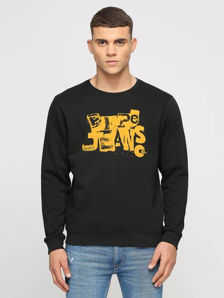 Pepe Jeans Full Sleeve Graphic Print Men Sweatshirt