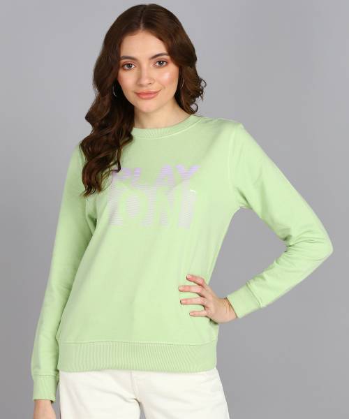 SLAZENGER Full Sleeve Printed Women Sweatshirt