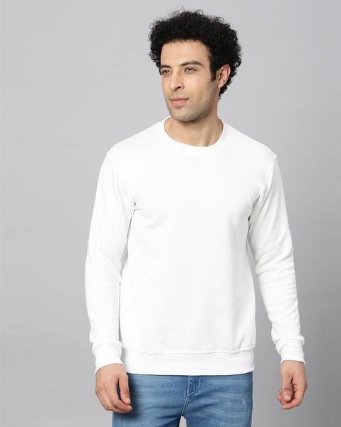Be Savage Full Sleeve Solid Men Sweatshirt
