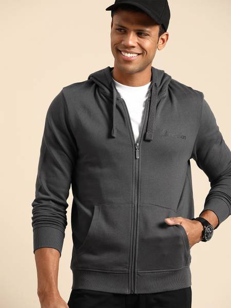 United colors of benetton full sleeve solid men's sweatshirt online