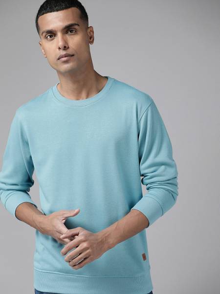 Roadster full sleeve solid men's sweatshirt deals