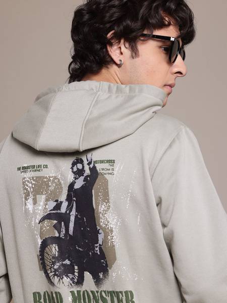 Roadster Full Sleeve Printed Men Sweatshirt