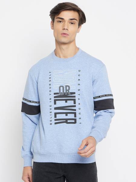 DUKE Full Sleeve Printed Men Sweatshirt