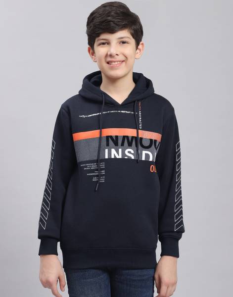 MONTE CARLO Full Sleeve Printed Boys Sweatshirt