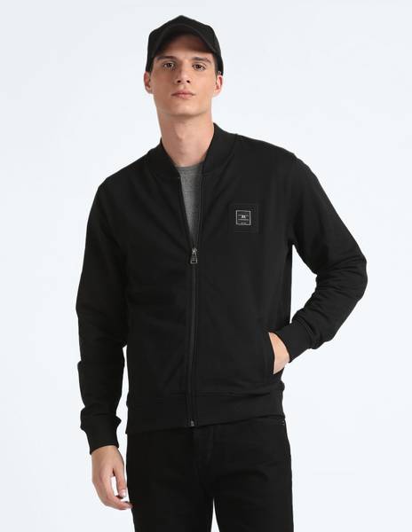 FLYING MACHINE Full Sleeve Solid Men Sweatshirt Price History