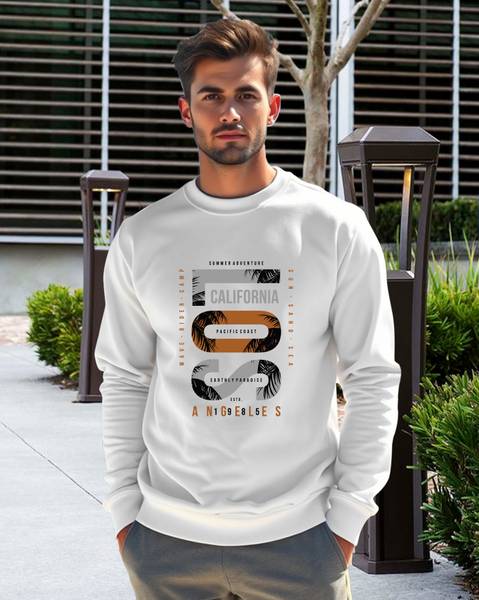 AUSK Full Sleeve Graphic Print Men Sweatshirt