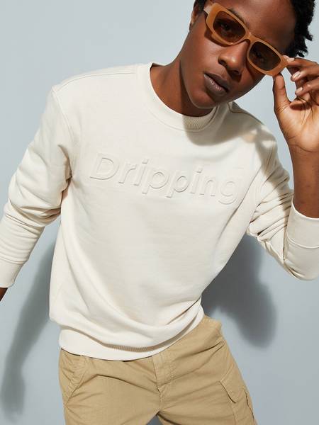 MAX Full Sleeve Solid Men Sweatshirt
