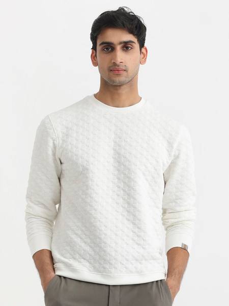 Rare Rabbit Full Sleeve Solid Men Sweatshirt