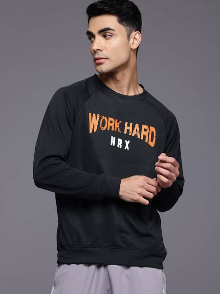 HRX by Hrithik Roshan Full Sleeve Printed Men Sweatshirt