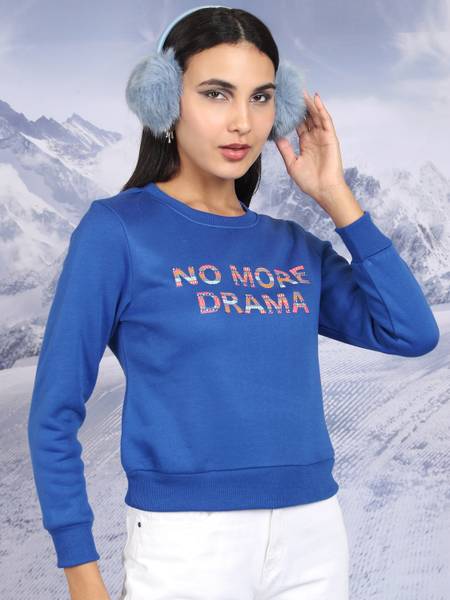 Tokyo Talkies Full Sleeve Printed Women Sweatshirt