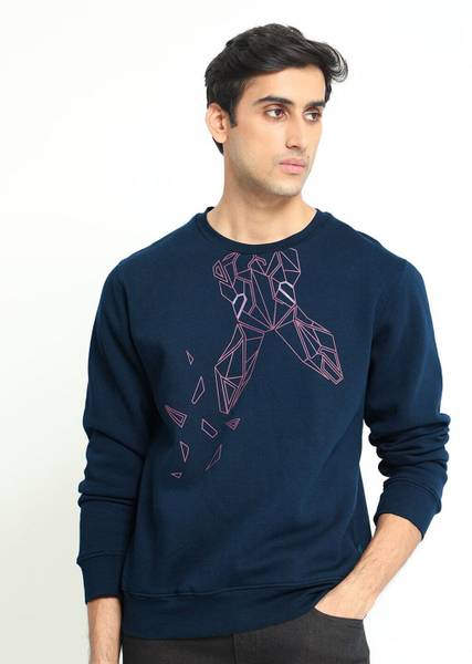 Rare Rabbit Full Sleeve Printed Men Sweatshirt