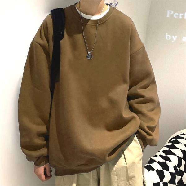 SONIBROS Full Sleeve Solid Men Sweatshirt
