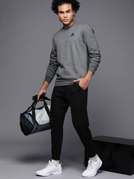 ADIDAS Full Sleeve Solid Men Sweatshirt Price History