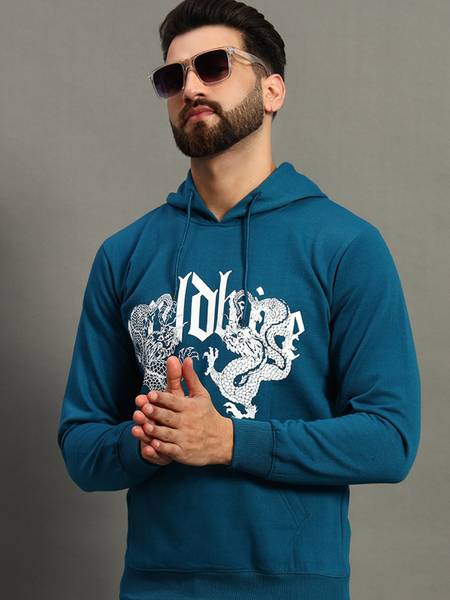 Hushbucks Full Sleeve Printed Men Sweatshirt