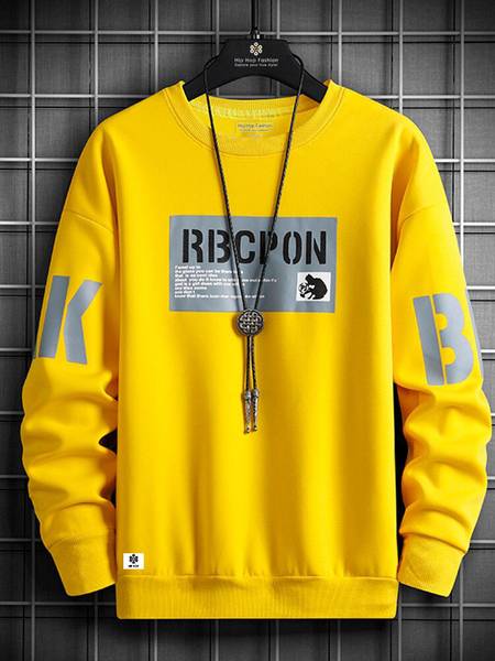 HipHopTrends Full Sleeve Printed Men Sweatshirt