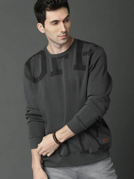 Roadster Full Sleeve Printed Men Sweatshirt