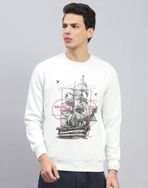 MONTE CARLO Full Sleeve Printed Men Sweatshirt