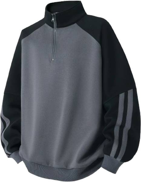 The Modern Soul Full Sleeve Color Block Men Sweatshirt