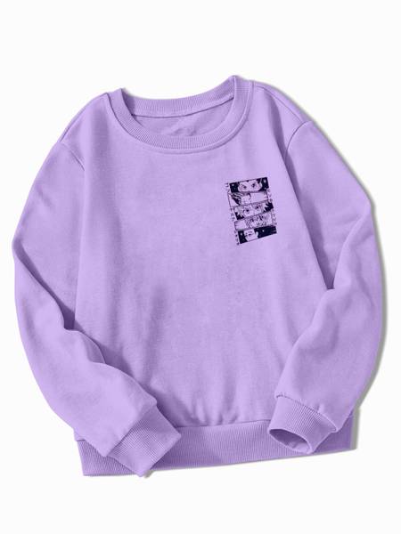 HK CREATION Full Sleeve Graphic Print Men Sweatshirt