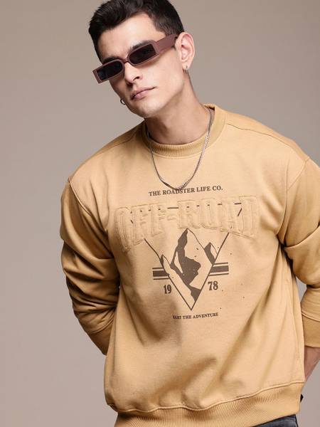 Roadster Full Sleeve Printed Men Sweatshirt