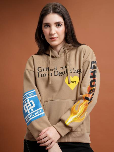 Tokyo Talkies Full Sleeve Printed Women Sweatshirt