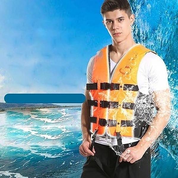 A Sharif Life Jacket for Adults - Type III PFD | Buoyancy 150N | Ideal for Swimming, Sports, Fishing, and Sailing Swim Floatation Belt
